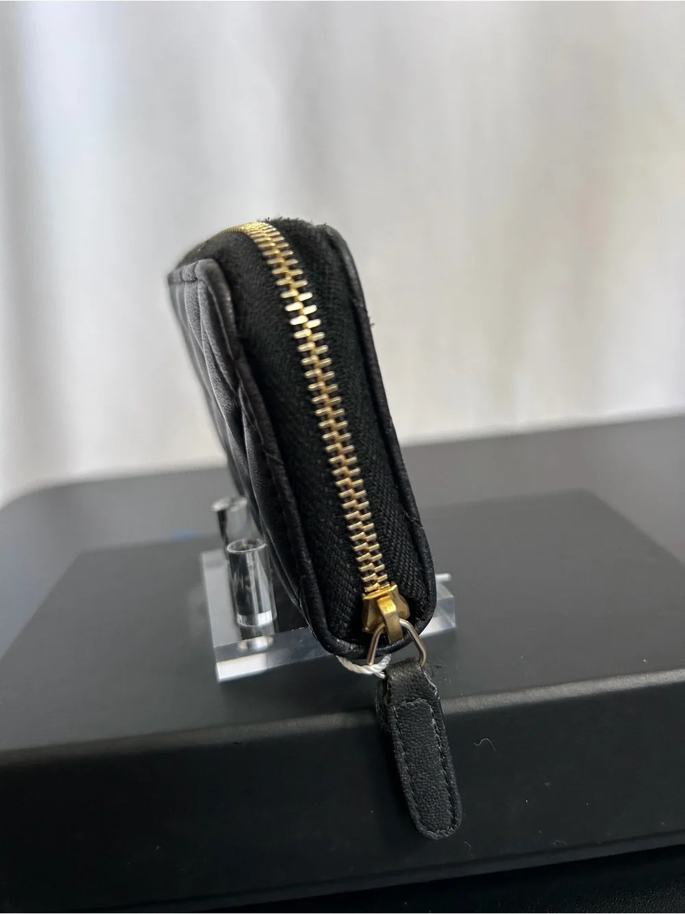 Chanel Classic Zipped Coin Purse (often referred to as a zipped card holder)